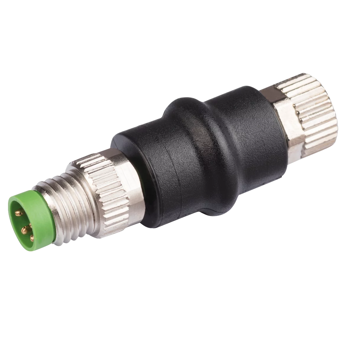 Adapter connector M8, 3-4 pin, M8-socket 3-pin to connector